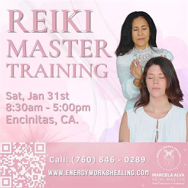 Reiki Master Training Advanced Healing Techniques, 31 January | Event in Encinitas | AllEvents