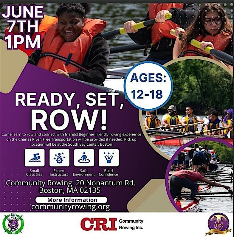 Ready, Set, Row, 7 June | Event in Boston | AllEvents