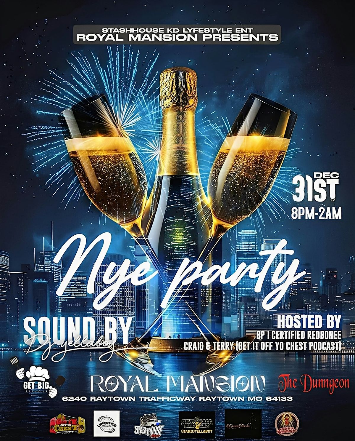 #NYE26 AT THE ROYAL MANSION, 31 December | Event in Raytown | AllEvents