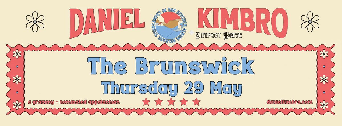 Daniel Kimbro + Outpost Drive - Brighton/Hove , 29 May | Event in Brighton | AllEvents
