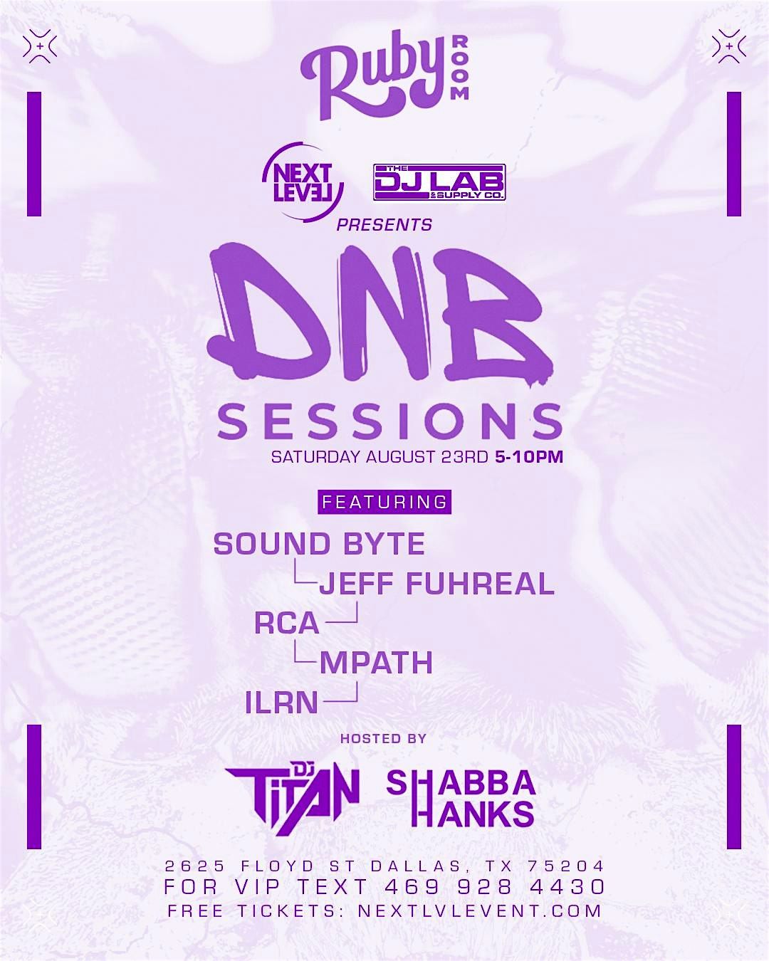 Drum & Bass Sessions  8/23, 23 August | Event in Dallas | AllEvents