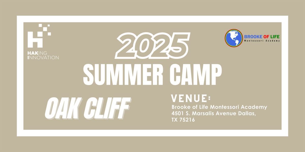 HAK x Summer Camp 2025: Art/Fashion Tech Week (7/7-11) 9AM-3PM, 7 July | Event in Dallas | AllEvents