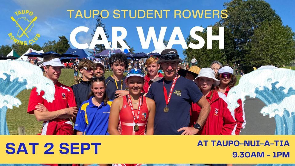 Car Wash by Taupo Rowing Juniors, TauponuiaTia College, 2 September