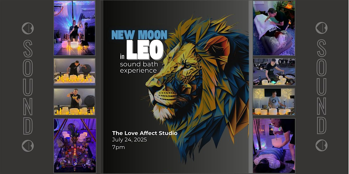 New Moon in Leo Sound Bath Experience, 24 July | Event in Dallas | AllEvents