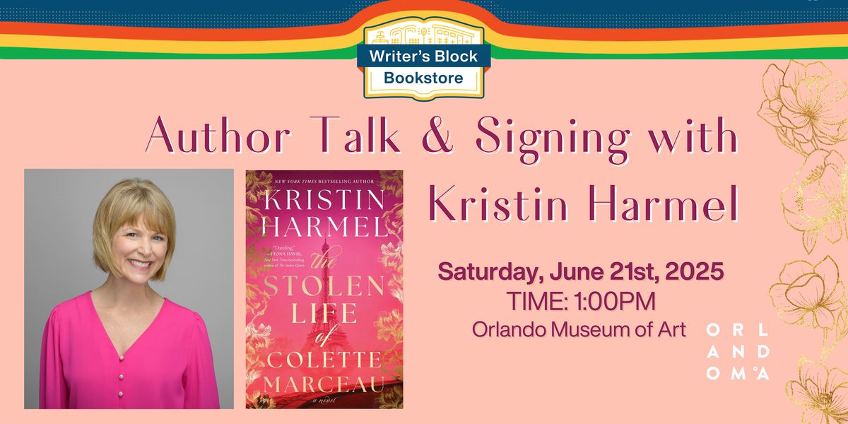 Author Talk & Signing with Kristin Harmel!, 21 June | Event in Orlando | AllEvents