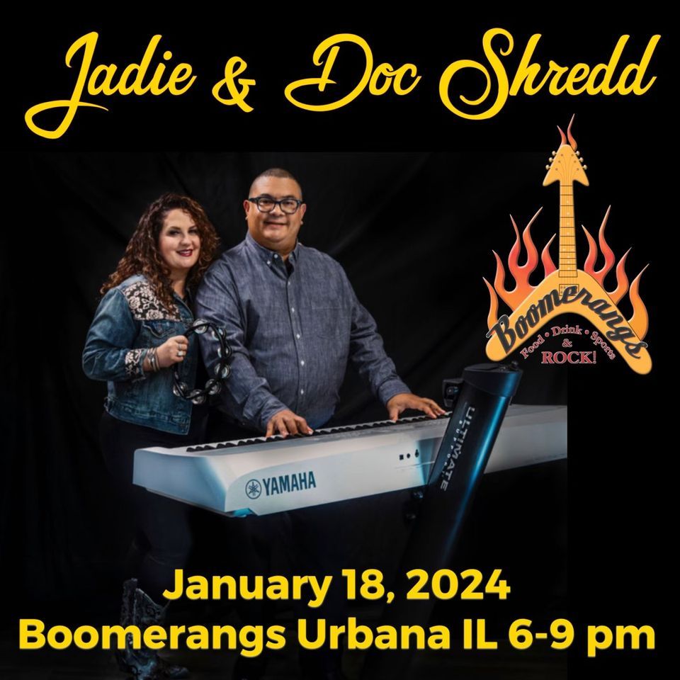 Jadie & Doc at Boomerangs , Champaign, Illinois, January 18 2024