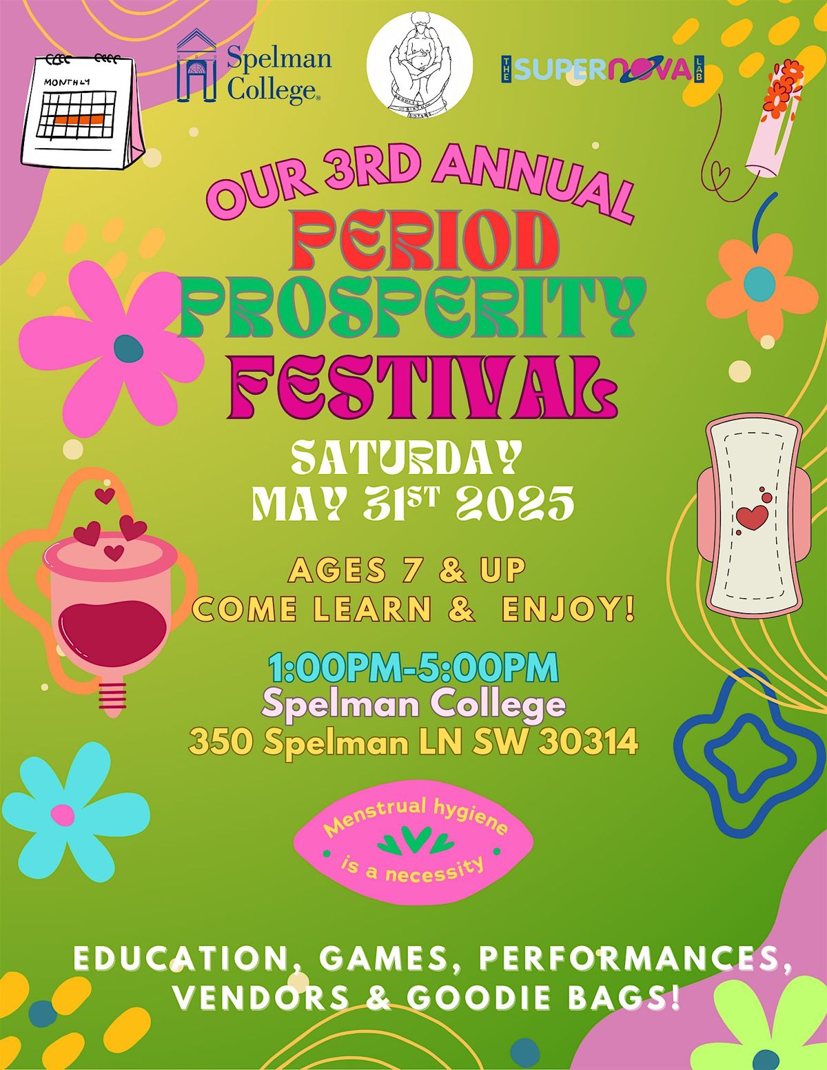 Goddess Birth Sisters 3rd Annual Period Prosperity Party, 31 May | Event in Atlanta | AllEvents