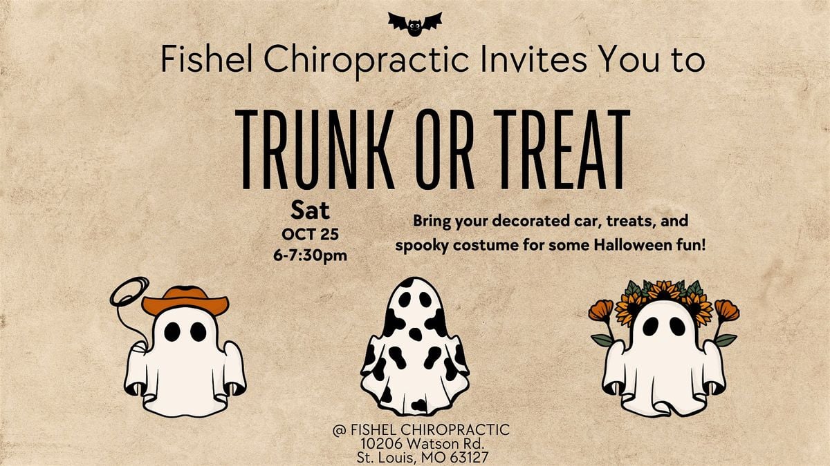 Trunk or Treat at Fishel Chiropractic!, 25 October | Event in St. Louis | AllEvents