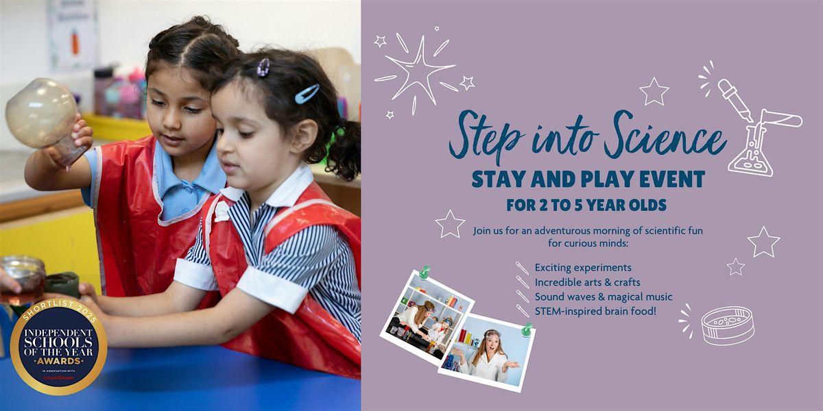 Step Into Science: a sensationally scientific stay & play for preschoolers, 29 November | Event in Barking