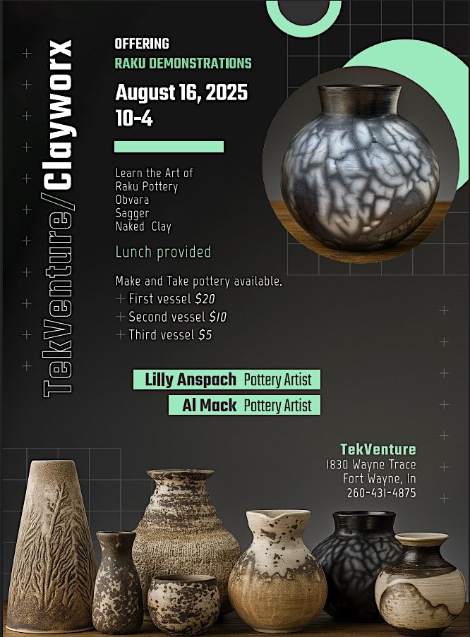 Raku Demonstration, 16 August | Event in Fort Wayne | AllEvents