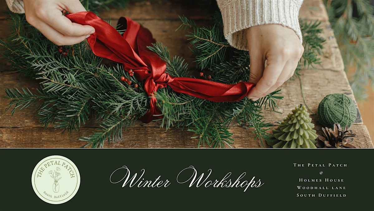 Christmas Wreath Making Workshops at The Petal Patch, 15 November | Event in Selby | AllEvents