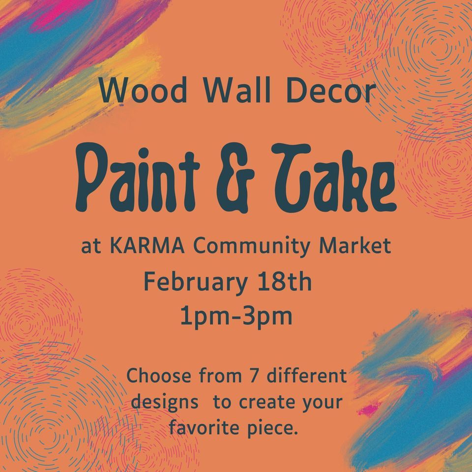 Wood Wall Decor Paint & Take, 1117 W Main St, Blue Springs, MO 640153611, United States