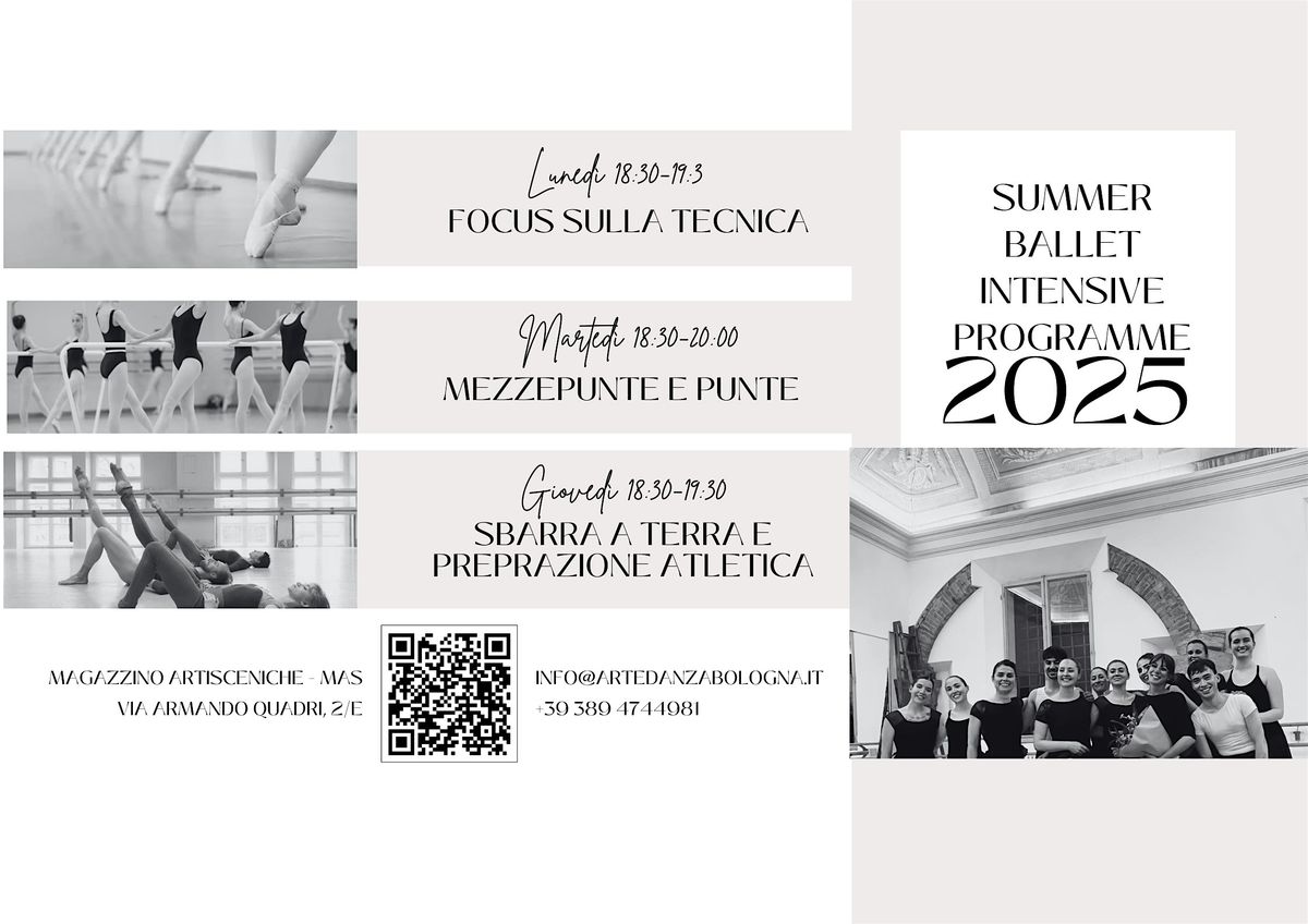 ​ Summer Ballet Intensive Program (LUGLIO 2025), 1 July | Event in Bologna | AllEvents