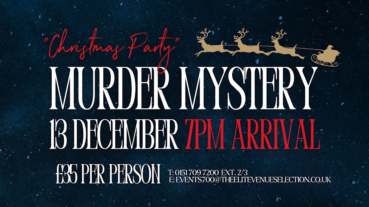Christmas M**der Mystery