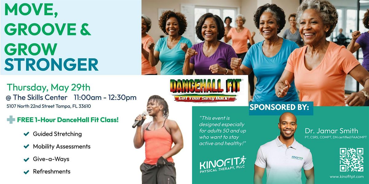 Move, Groove & Grow Stronger Wellness Event + FREE DanceHall Fitness Class, 29 May | Event in Tampa | AllEvents