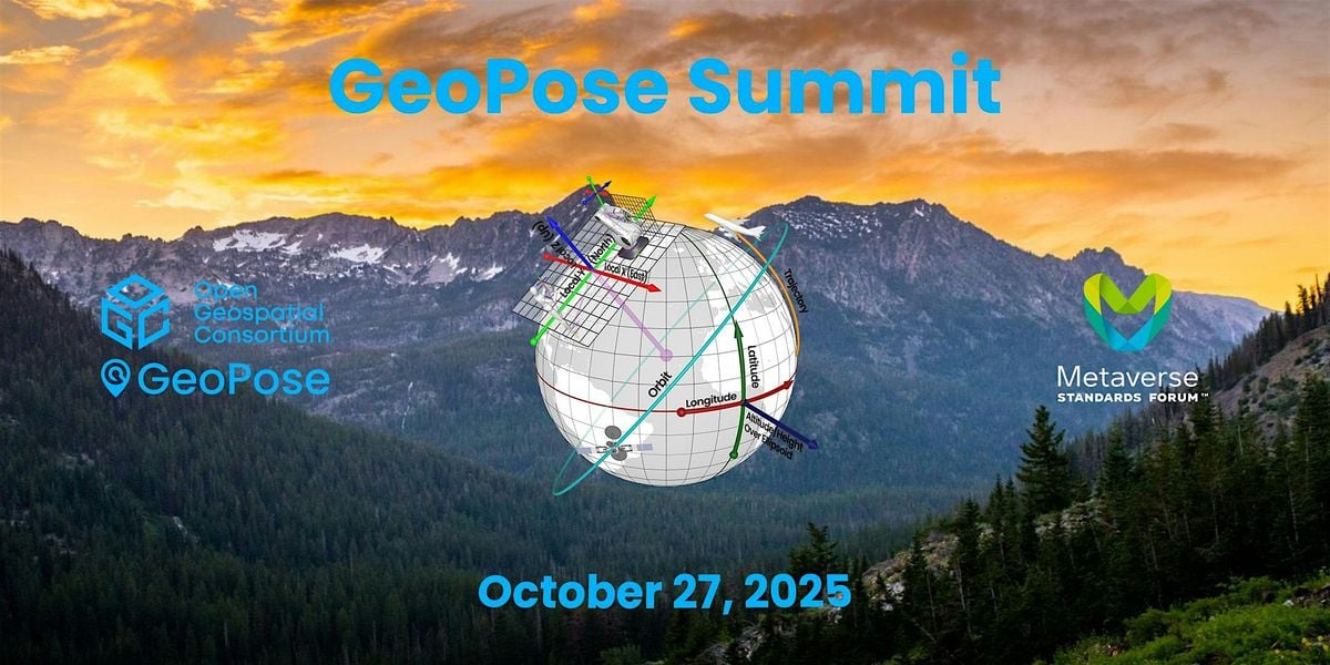 GeoPose Summit 2025 (Hybrid Event), 27 October | Event in Boulder | AllEvents