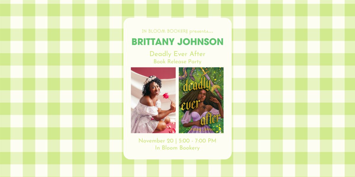 Deadly Ever After Release Party with Brittany Johnson, 20 November | Event in Temecula | AllEvents