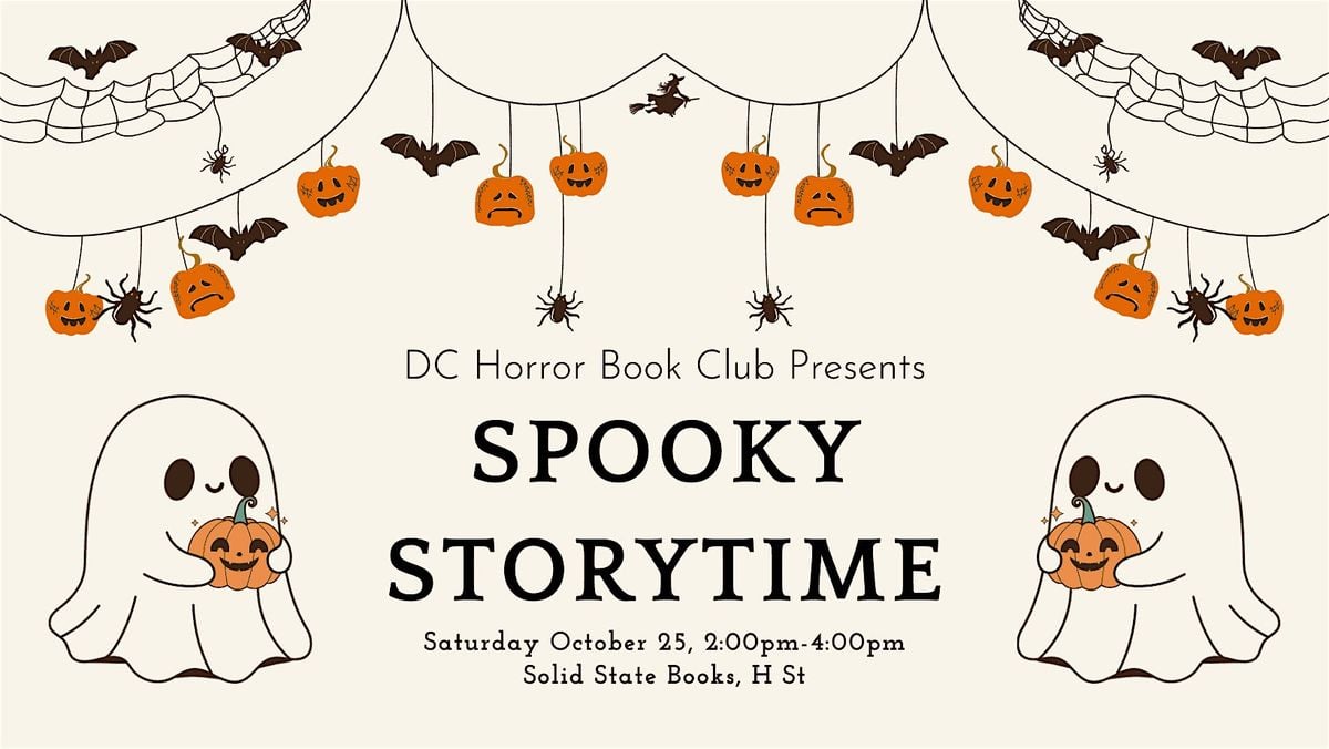 Spooky Storytime! Hosted by DC Horror Book Club, 25 October | Event in Washington | AllEvents