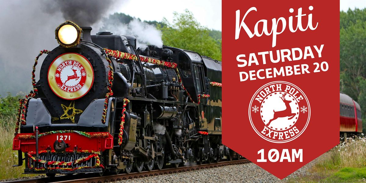 North Pole Express Kapiti: 10am - Saturday, 20 December 2025, 20 December | Event in Paraparaumu | AllEvents