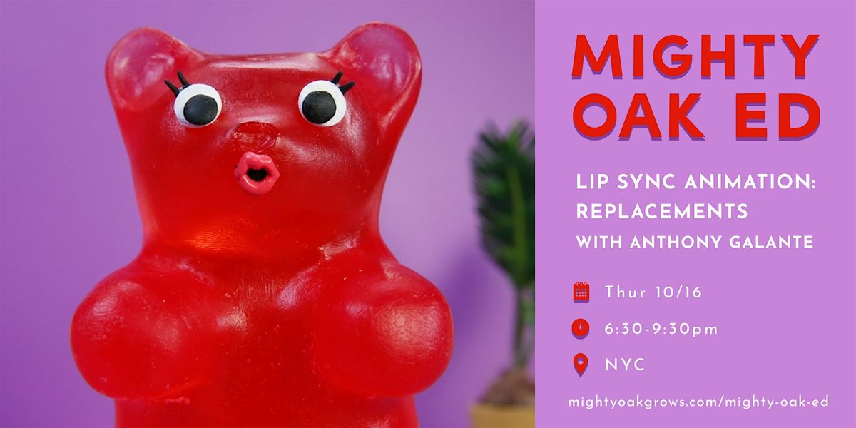 Lip Sync Animation: Replacements, 16 October | Event in New York | AllEvents