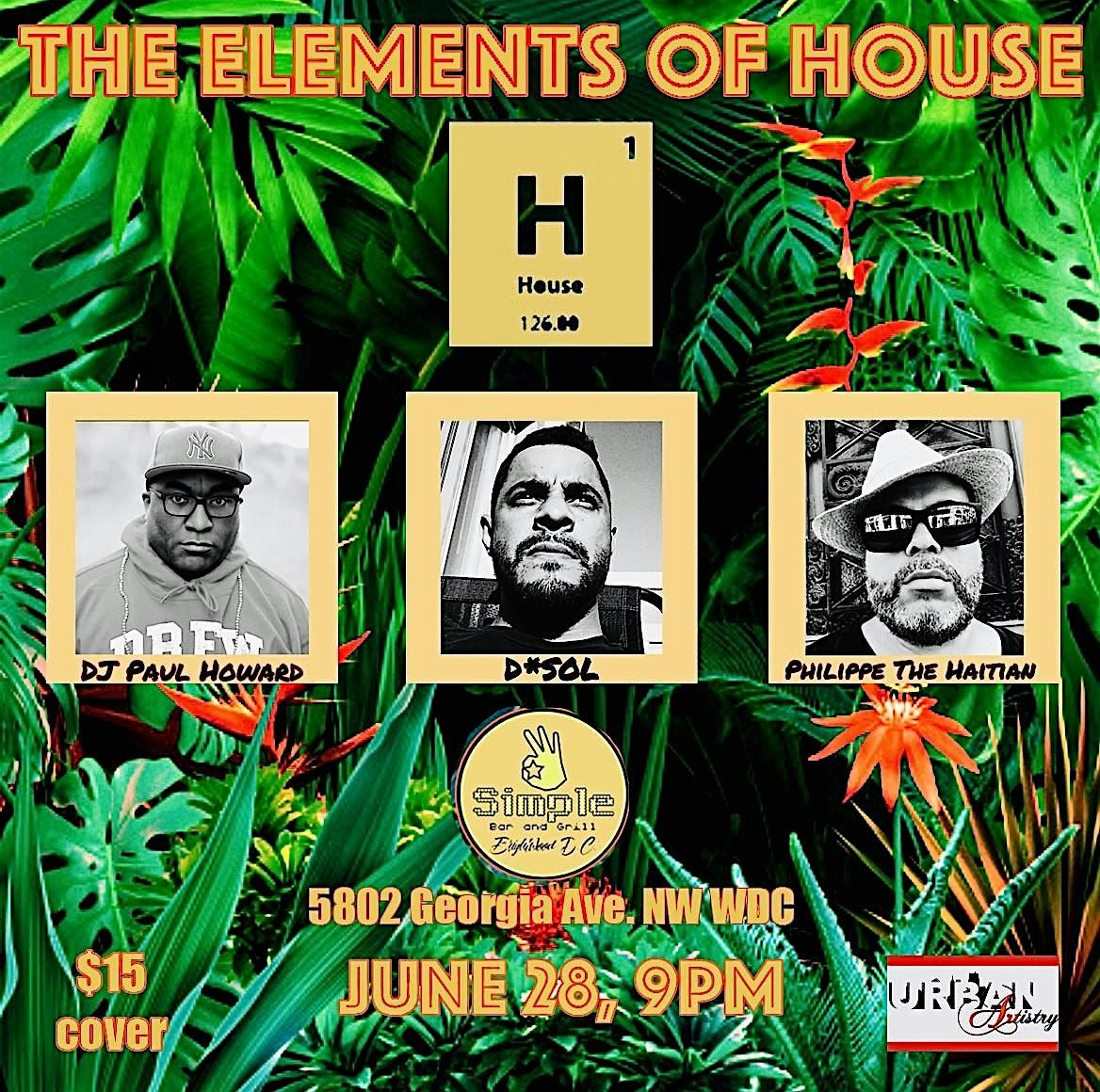 THE ELEMENTS OF HOUSE - SUMMER SERIES 2025!, 28 June | Event in Washington D.C. | AllEvents