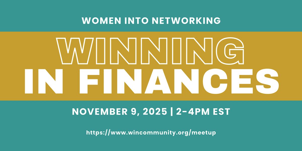 Winning in Finances WIN Workshop, 9 November | Event in Marietta | AllEvents