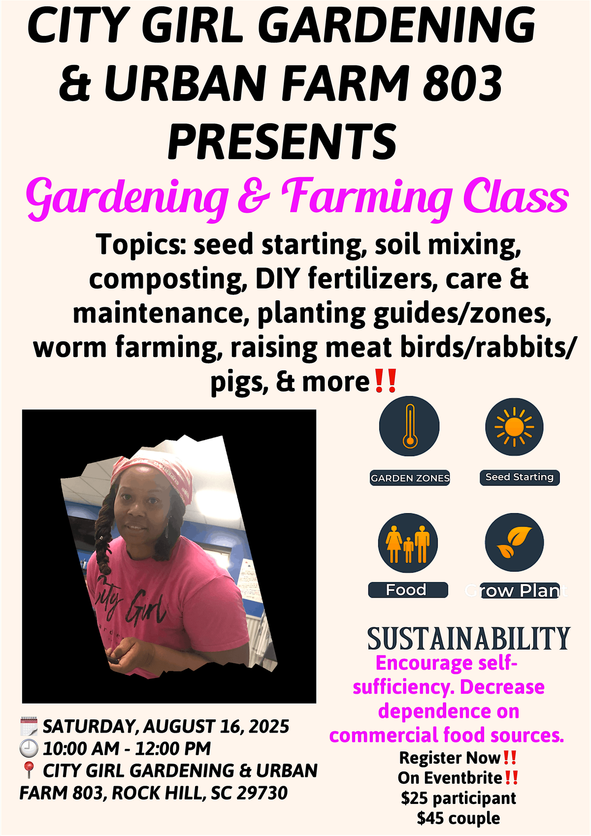 Fall Gardening & Farming 101, 16 August | Event in Rock Hill | AllEvents