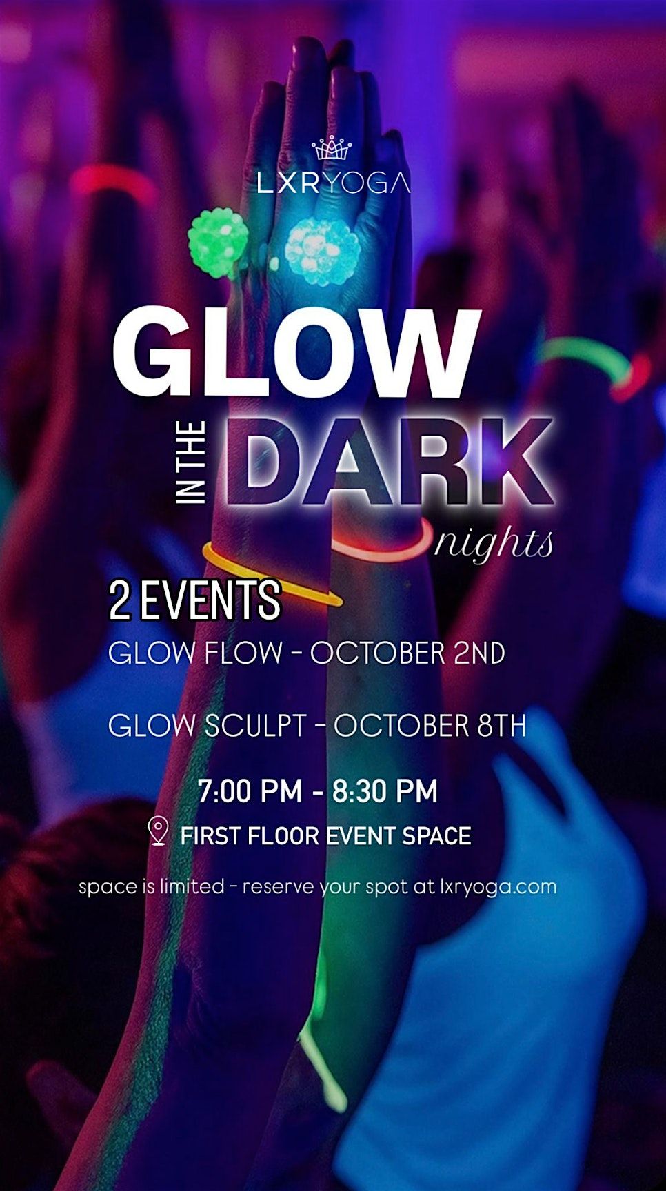 sculpt: glow-in-the-dark nights, 8 October | Event in Costa Mesa | AllEvents