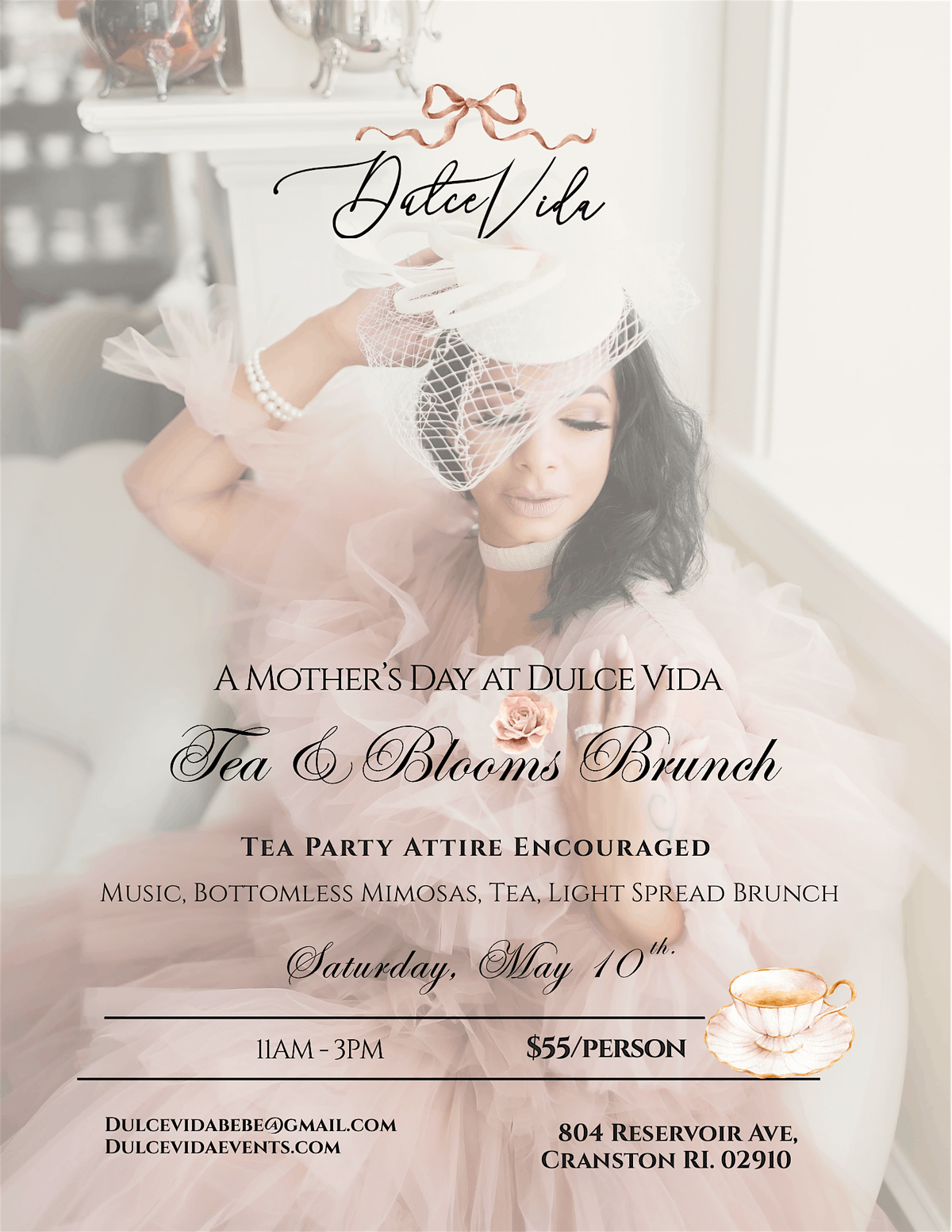 Tea & Blooms Brunch, 10 May | Event in Cranston | AllEvents