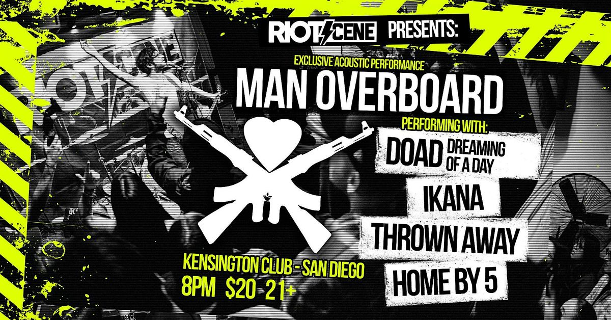Riot Scene Presents: Man Overboard plus guests, 16 November | Event in San Diego | AllEvents