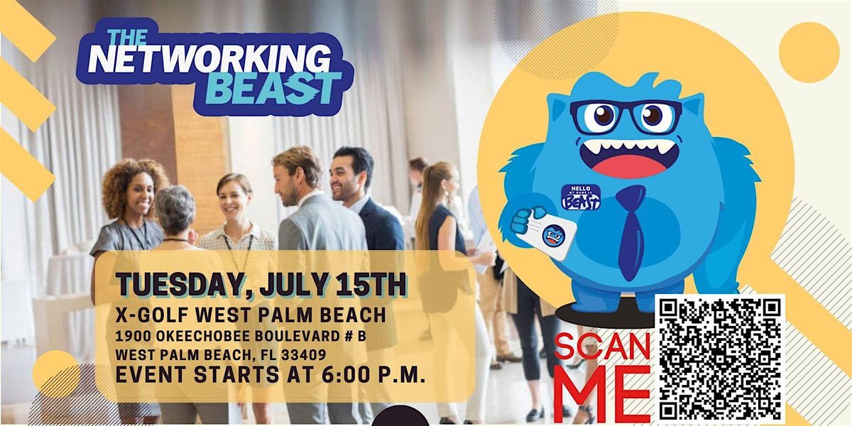 Networking Event & Business Card Exchange by The Networking Beast (WPB), 15 July | Event in West Palm Beach