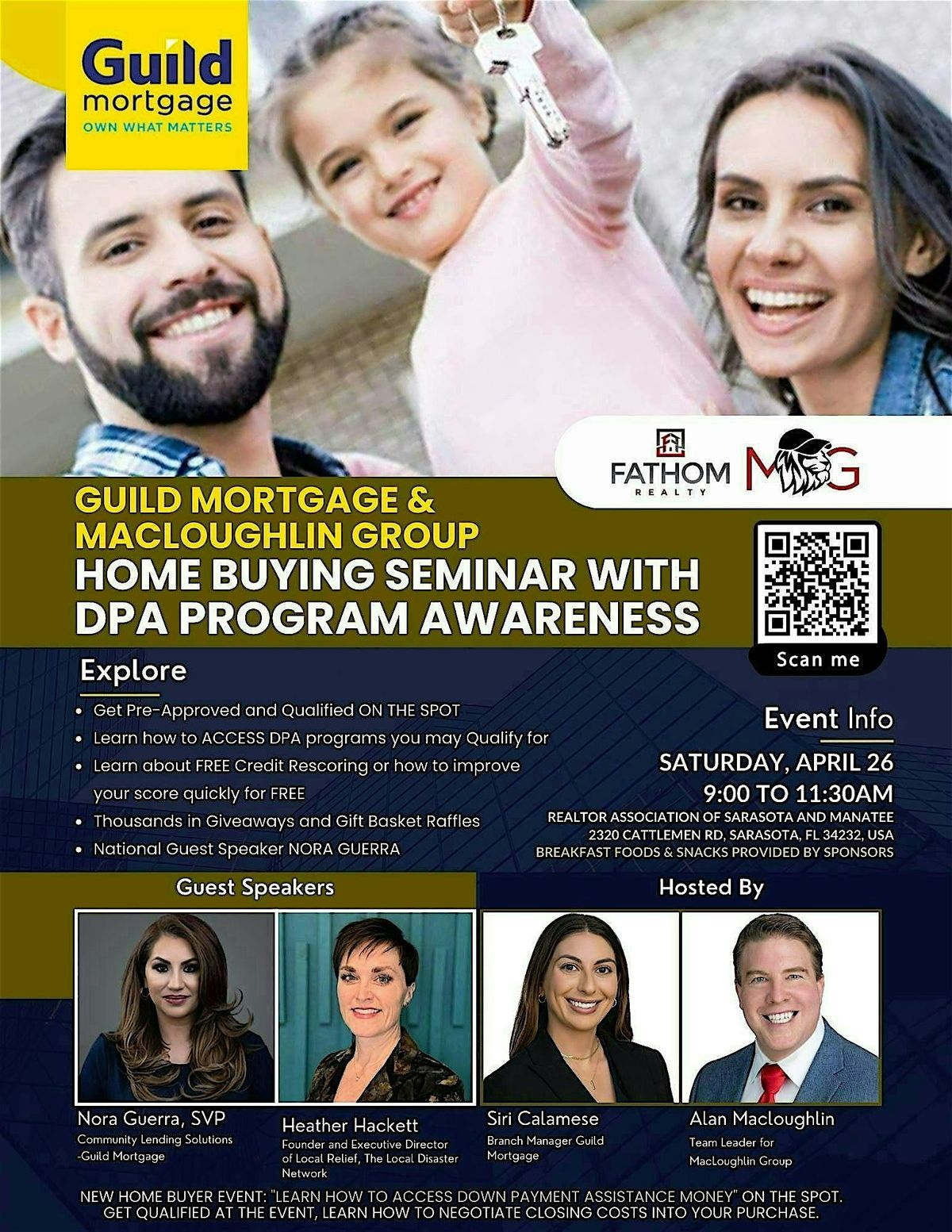 First Time Home Buying Seminar w/ DPA Program Awareness Training, 26 April | Event in Sarasota | AllEvents