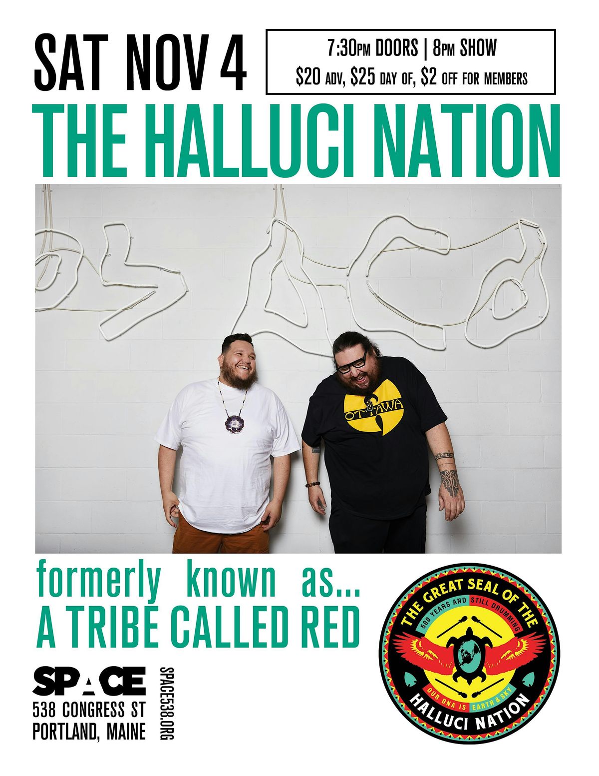 The Halluci Nation: Path of the Baby Face Tour, 6 June | Event in Portland | AllEvents