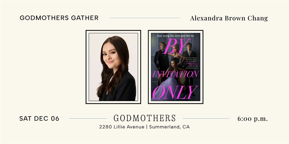 Godmothers Gather: Alexandra Brown Chang, 6 December | Event in Summerland | AllEvents
