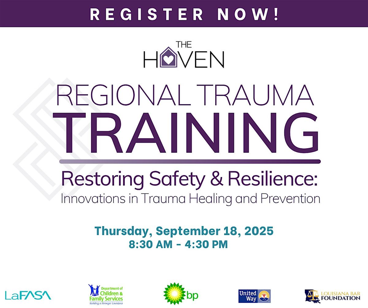 2025 Regional Trauma Institute, 18 September | Event in Schriever | AllEvents