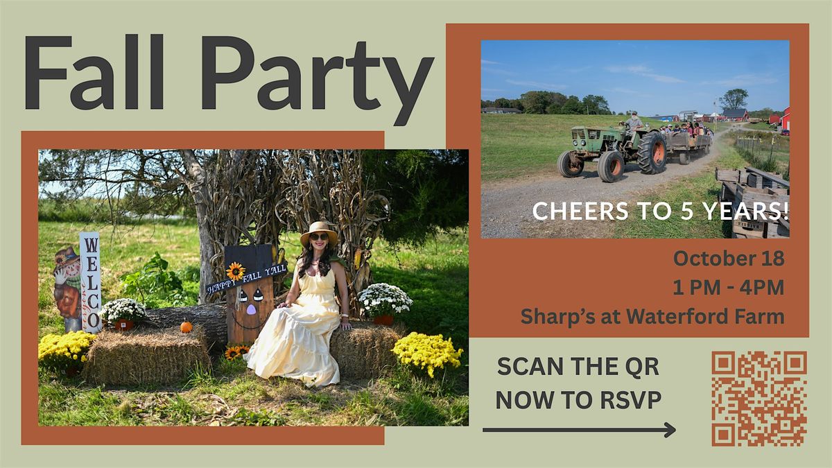 The VSells 5th Annual Fall Party at the Pumpkin Patch, 18 October | Event in Brookeville | AllEvents