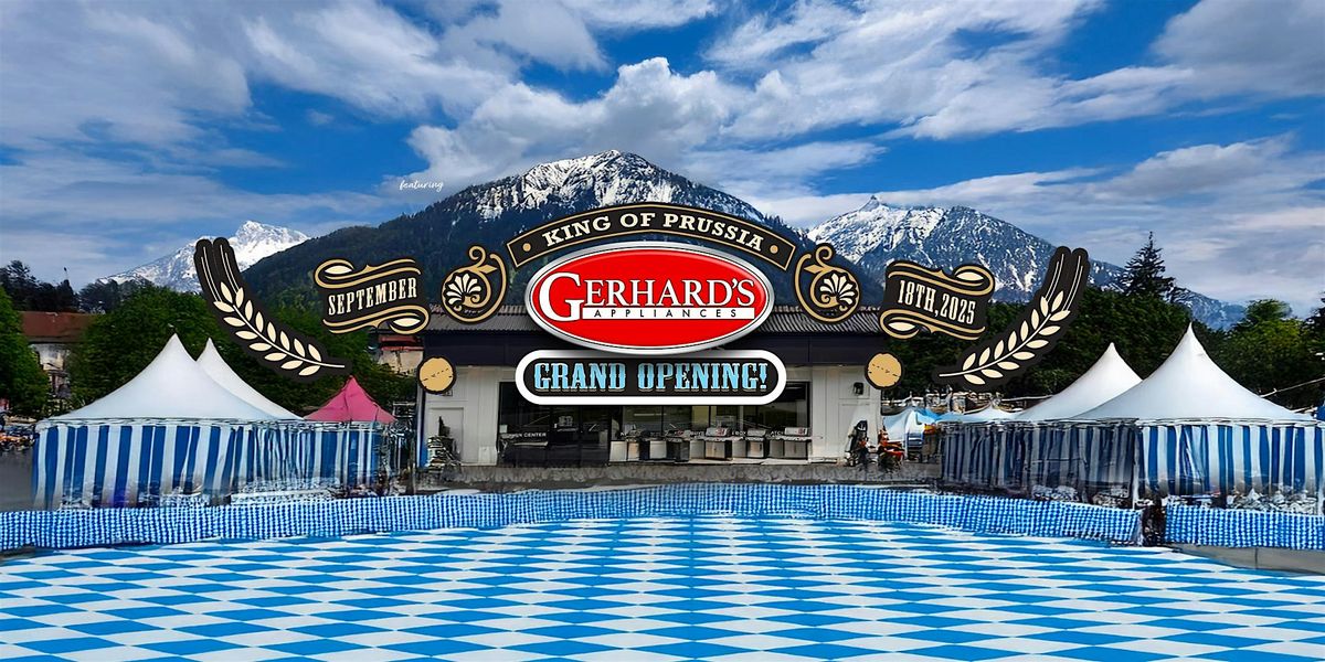 Oktoberfest Grand Opening at Gerhard’s—KOP, 18 September | Event in King of Prussia | AllEvents