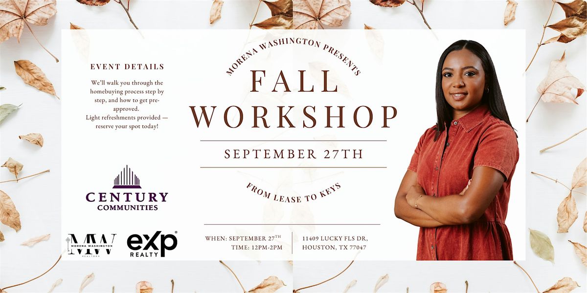 Homebuyer Workshop, 27 September | Event in Houston | AllEvents