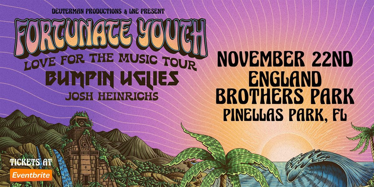 FORTUNATE YOUTH w/ BUMPIN UGLIES & JOSH HEINRICHS- ST PETE, 22 November | Event in Pinellas Park | AllEvents