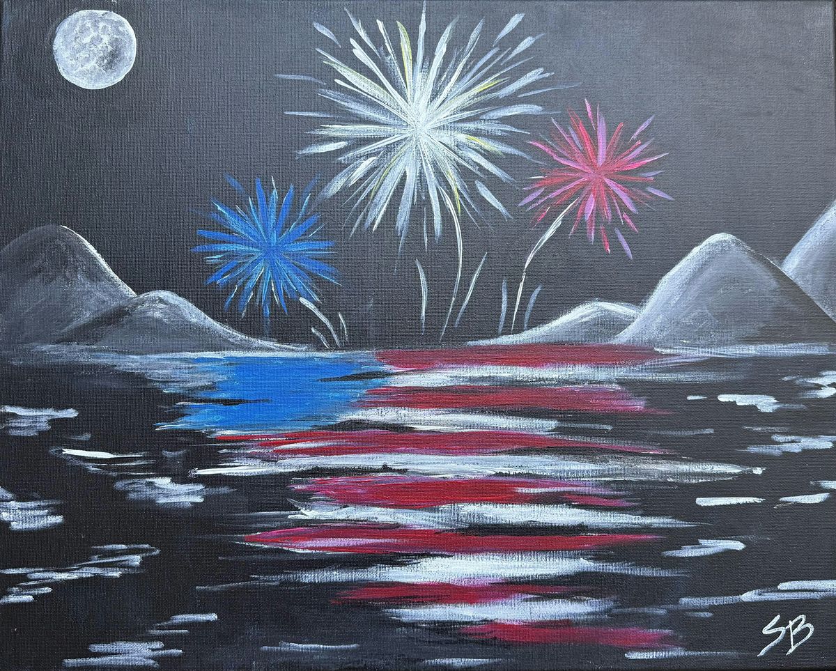 Paint and Sip – 4th Reflections – Buckboard Bar and Grill, 26 June | Event in Reed City | AllEvents