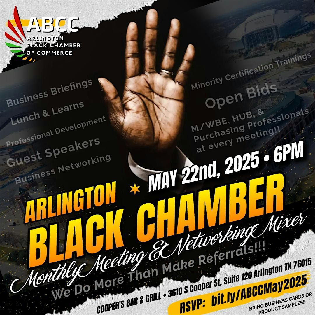 Arlington Black Chamber May General Meeting & Networking Mixer | Event in Arlington | AllEvents