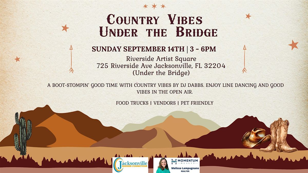 Country Vibes Under the Bridge, 14 September | Event in Jacksonville | AllEvents