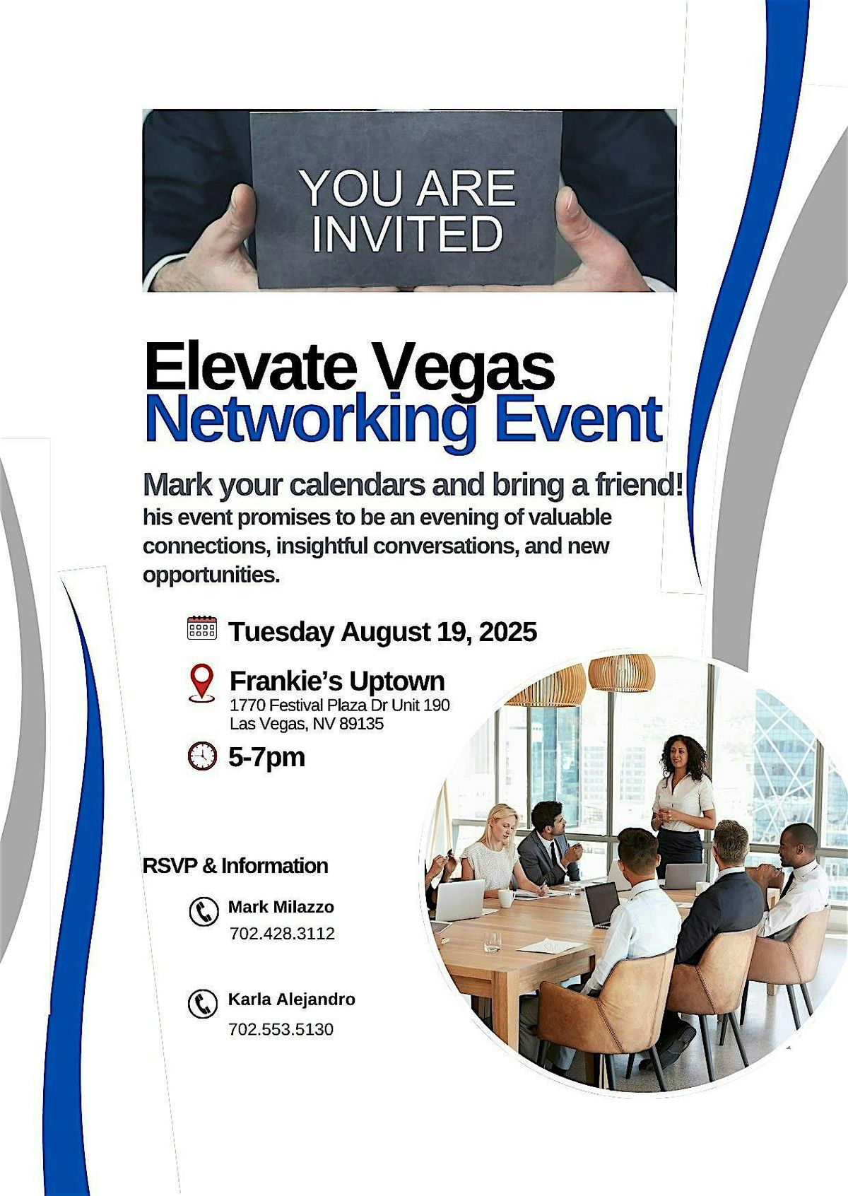 Elevate Vegas Networking, 19 August | Event in Las Vegas | AllEvents