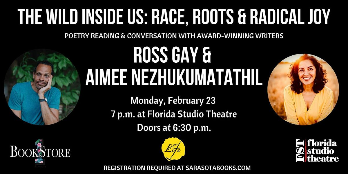 An Interactive Poetry Reading by Ross Gay & Aimee Nezhukumatathil, 23 February | Event in Sarasota | AllEvents