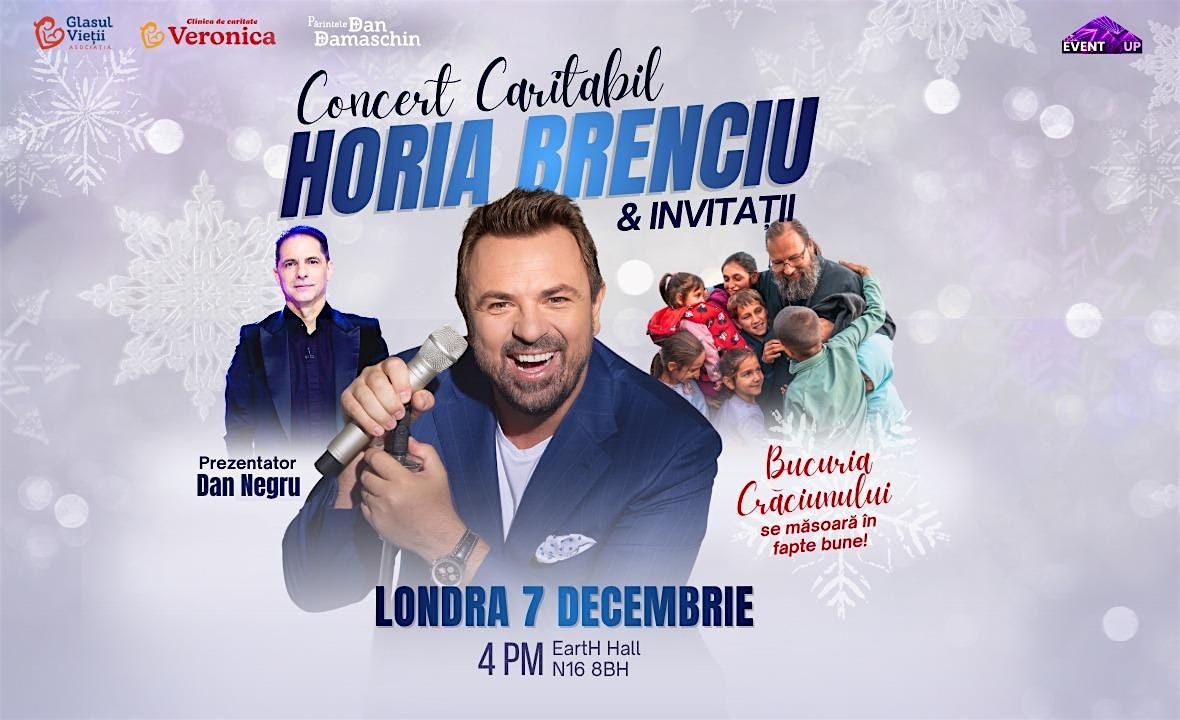 LONDRA-Concert de Craciun cu HORIA BRENCIU si Invitatii, 7 December | Event in London | AllEvents