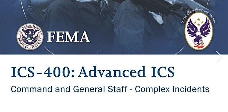 Advanced Incident Command System for Complex Incidents, ICS-400, 18 November | Event in Eugene | AllEvents