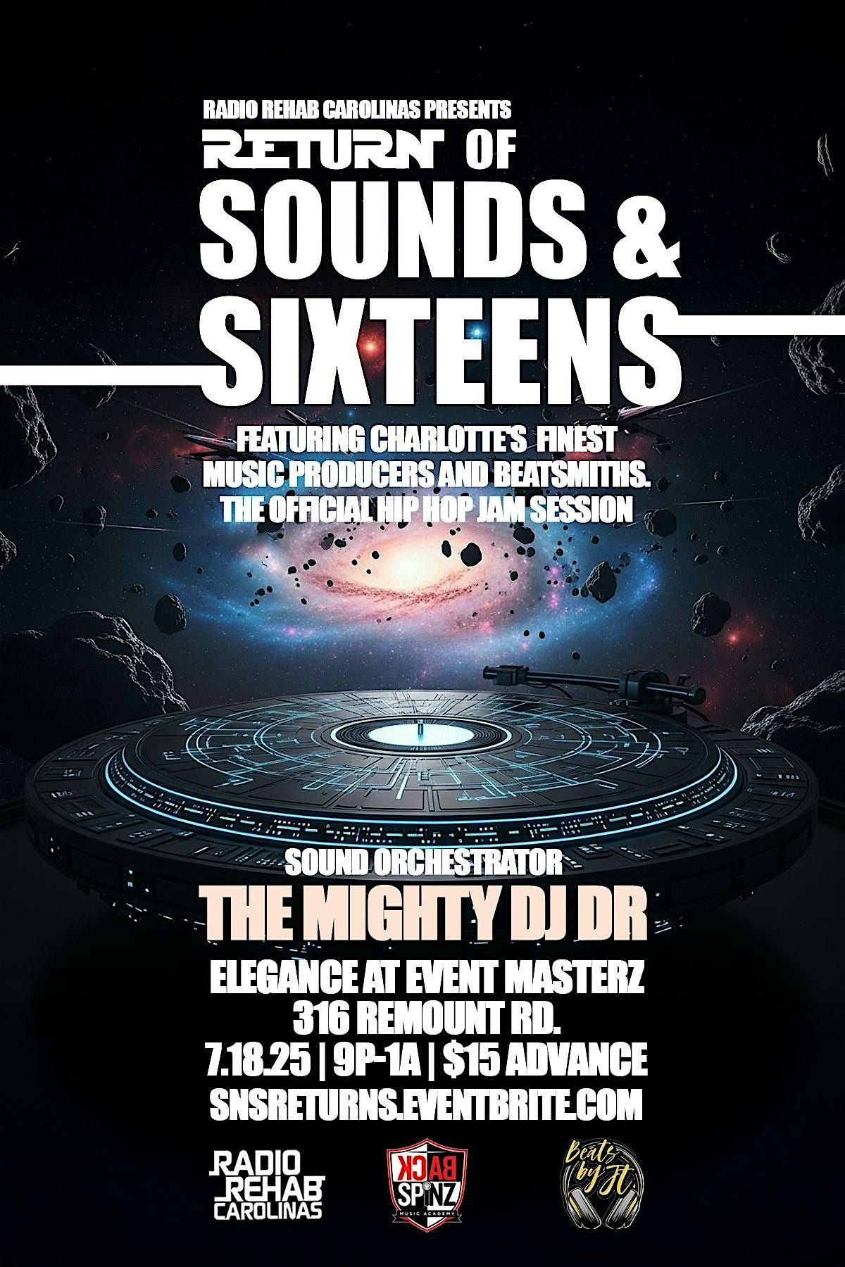 The Return of Sounds & Sixteens, 18 July | Event in Charlotte | AllEvents