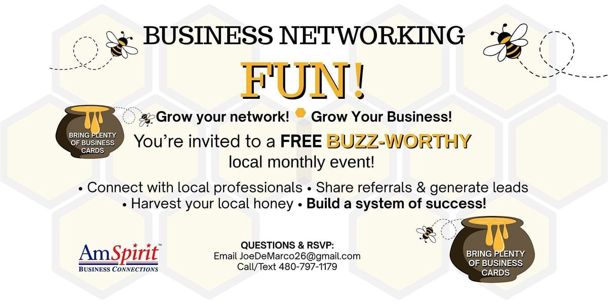 BEE 2 BEE MONTHLY NETWORKING-CHANDLER, 26 June | Event in Chandler | AllEvents