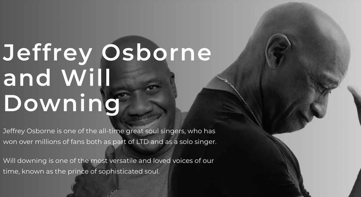 Will Downing & Jeffrey Osborne, 15 August | Event in Akron | AllEvents