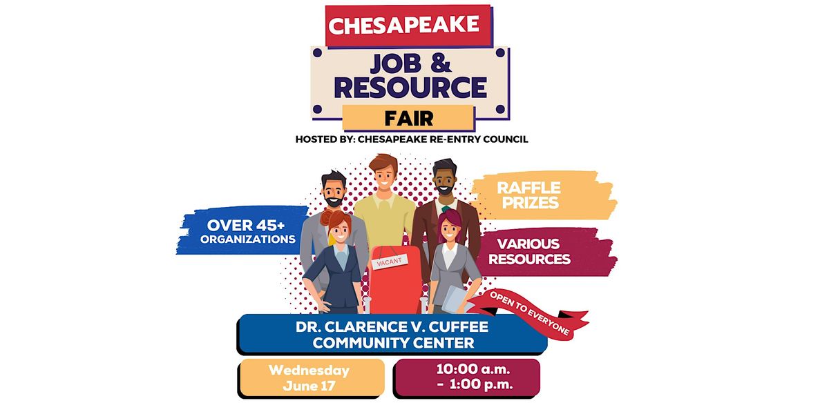 Chesapeake Job & Resource Fair, 3 June | Event in Chesapeake | AllEvents